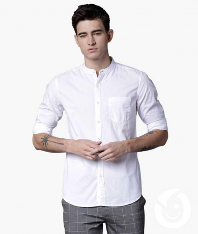 highlander-men-solid-casual-mandarin-shirt-big-0