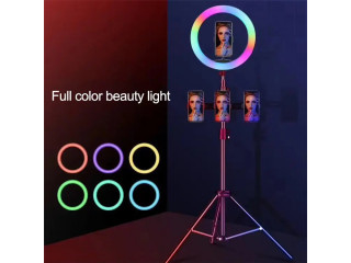 RGB Led Ring Light 7 Colors Ring Light With Tripod