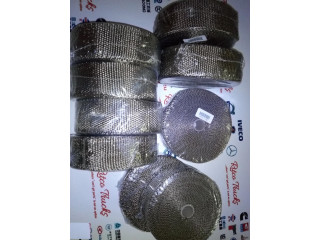 Titanium Exhaust heat wrap and ties