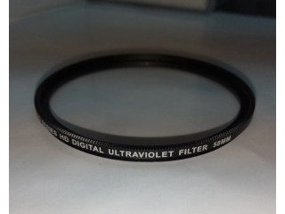 UV Filter for Canon, Nikon Lenses - 58mm