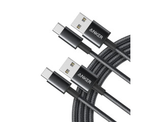 Anker USB-C to USB-A Cable, 6 Ft Premium Nylon